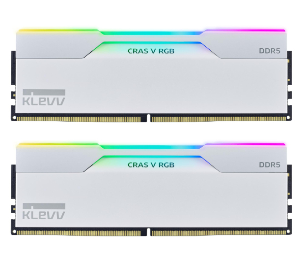 KLEVV 32GB (2x16GB) 6000 CL30 Cras V White RGB - 1580886 - zdjęcie